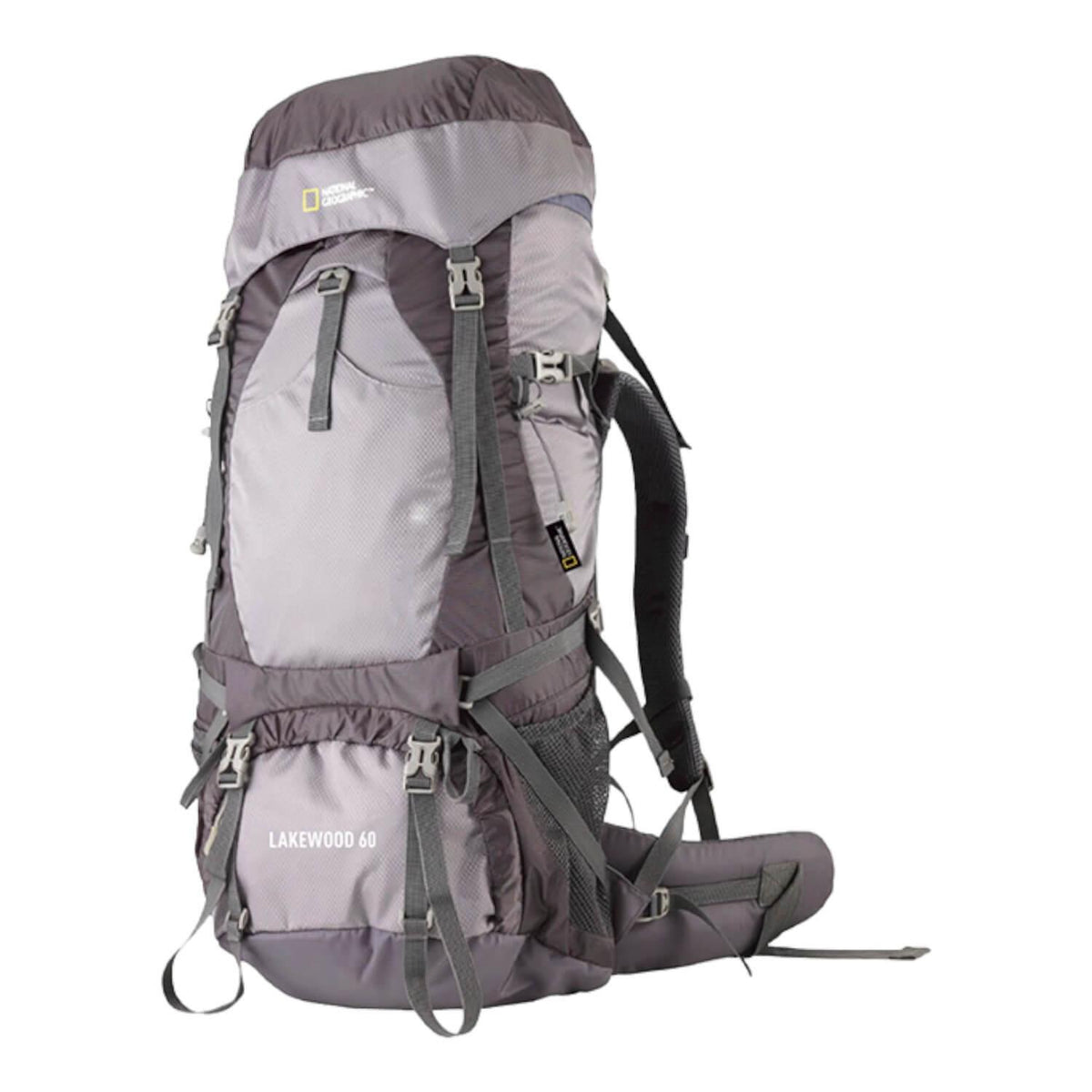 Mochila Camping Lakewood 60 Litros Gris National Geographic