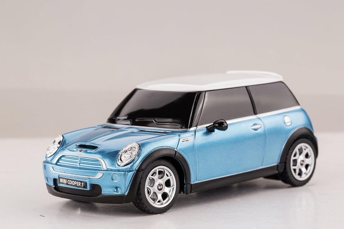 Auto Radiocontrolado Escala 1:24 Minicooper Azul