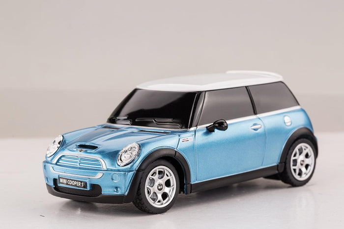 Auto Radiocontrolado Escala 1:24 Minicooper Azul