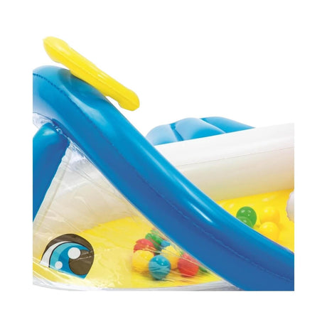 Tren Inflable Piscina de Pelotas Fisher Price 165X152X61Cms