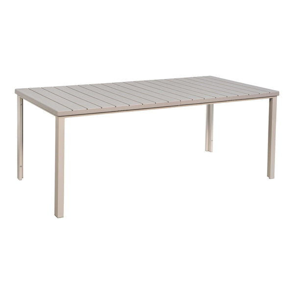 Mesa Terraza Polywood Impermeable 180x90cm Beige Northwest