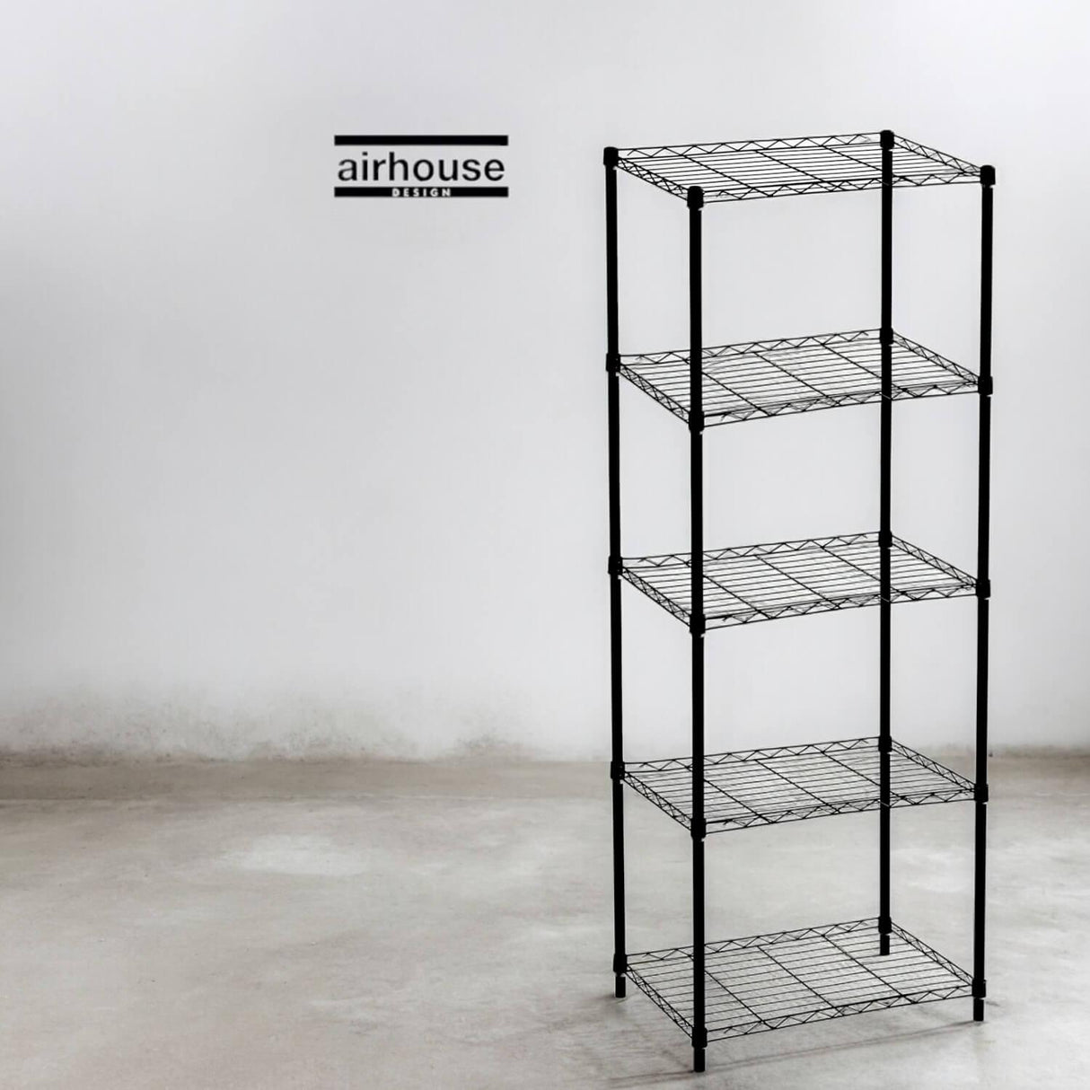 Estante Repisa Rack Metalico 5 niveles 56x35x160cm Airhouse