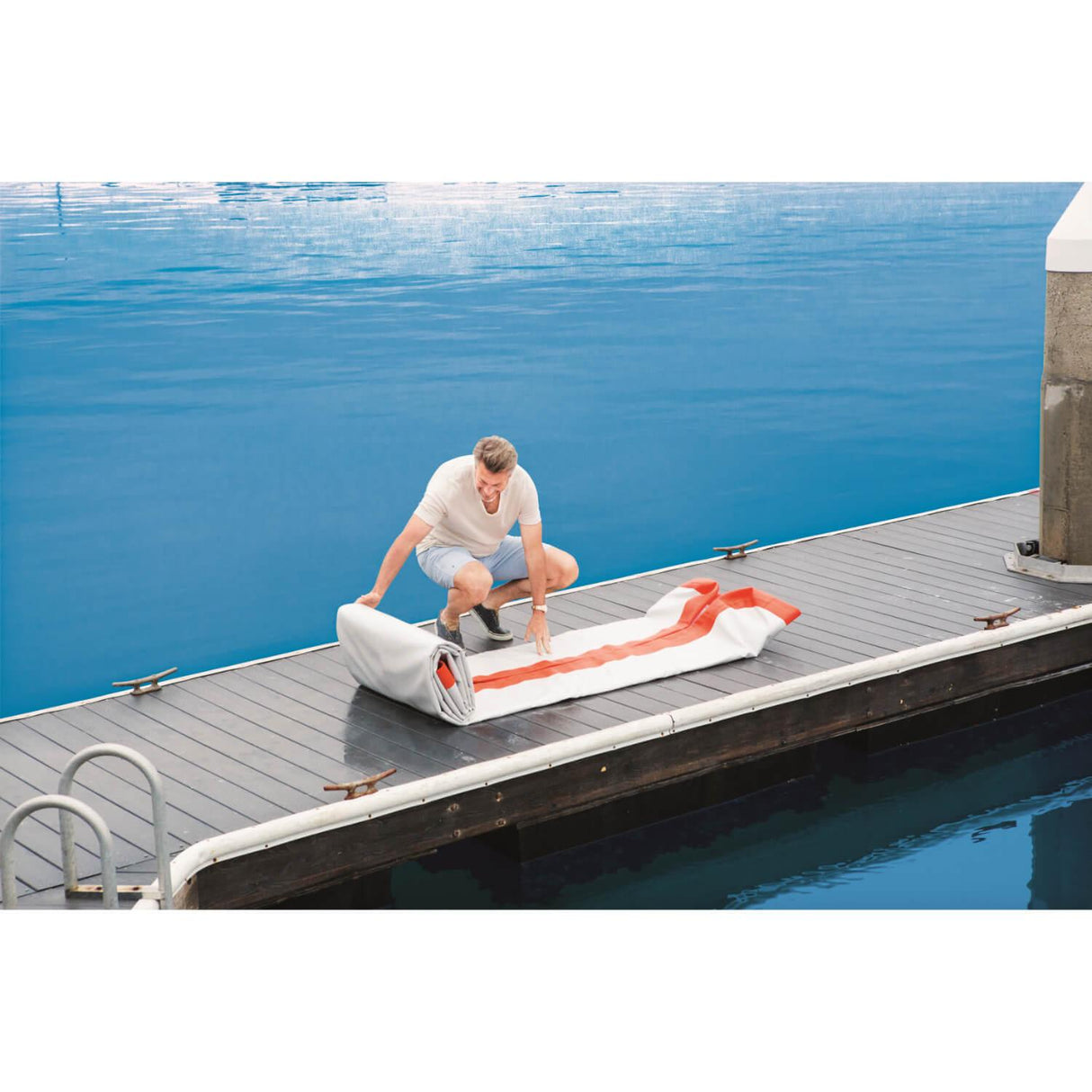 Balsa Inflable Aquatier Sundeck 4.57MX1.52MX15Cm Bestway