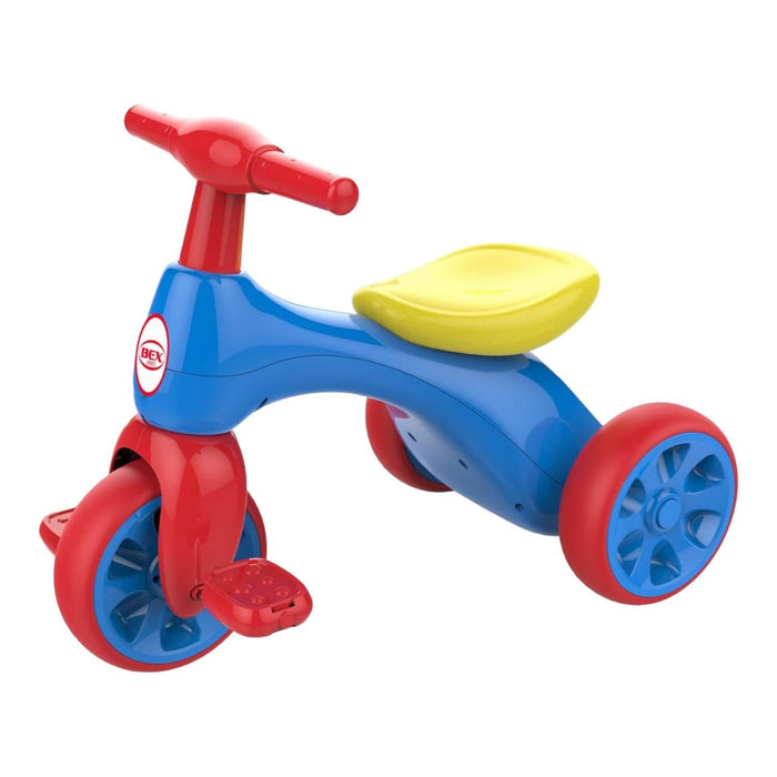 Triciclo Correpasillo Aprendizaje Con Pedales Azul Bex