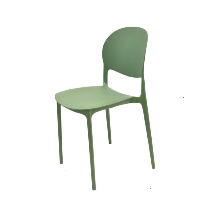 Silla Plástico Apilable Deco Sevilla Verde Escandinavia