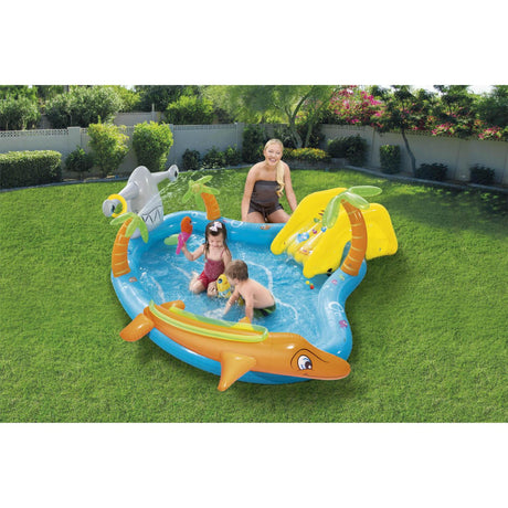 Piscina Y Juegos Inflable Sea Life 2.80Mx2.57Mx87Cms Bestway