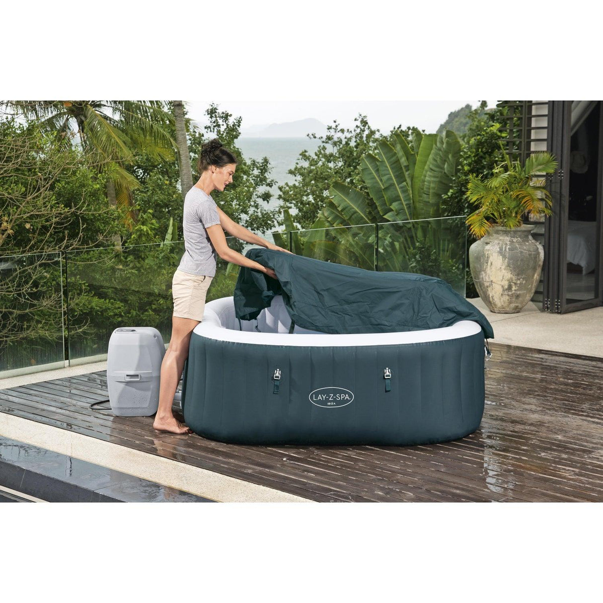 Hot Tub Spa Jacuzzi Inflable Ibiza 6 Personas Bestway