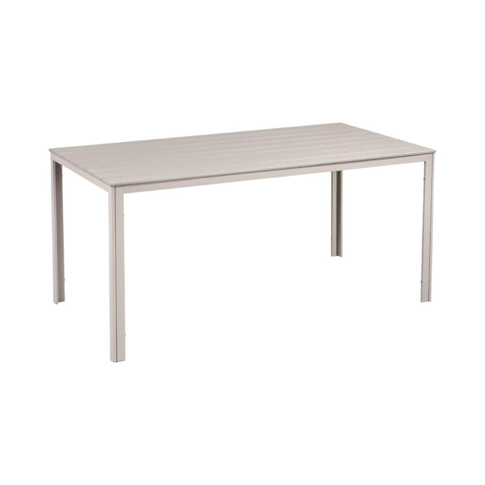 Mesa Terraza Polywood Impermeable 156x78cm Beige Northwest