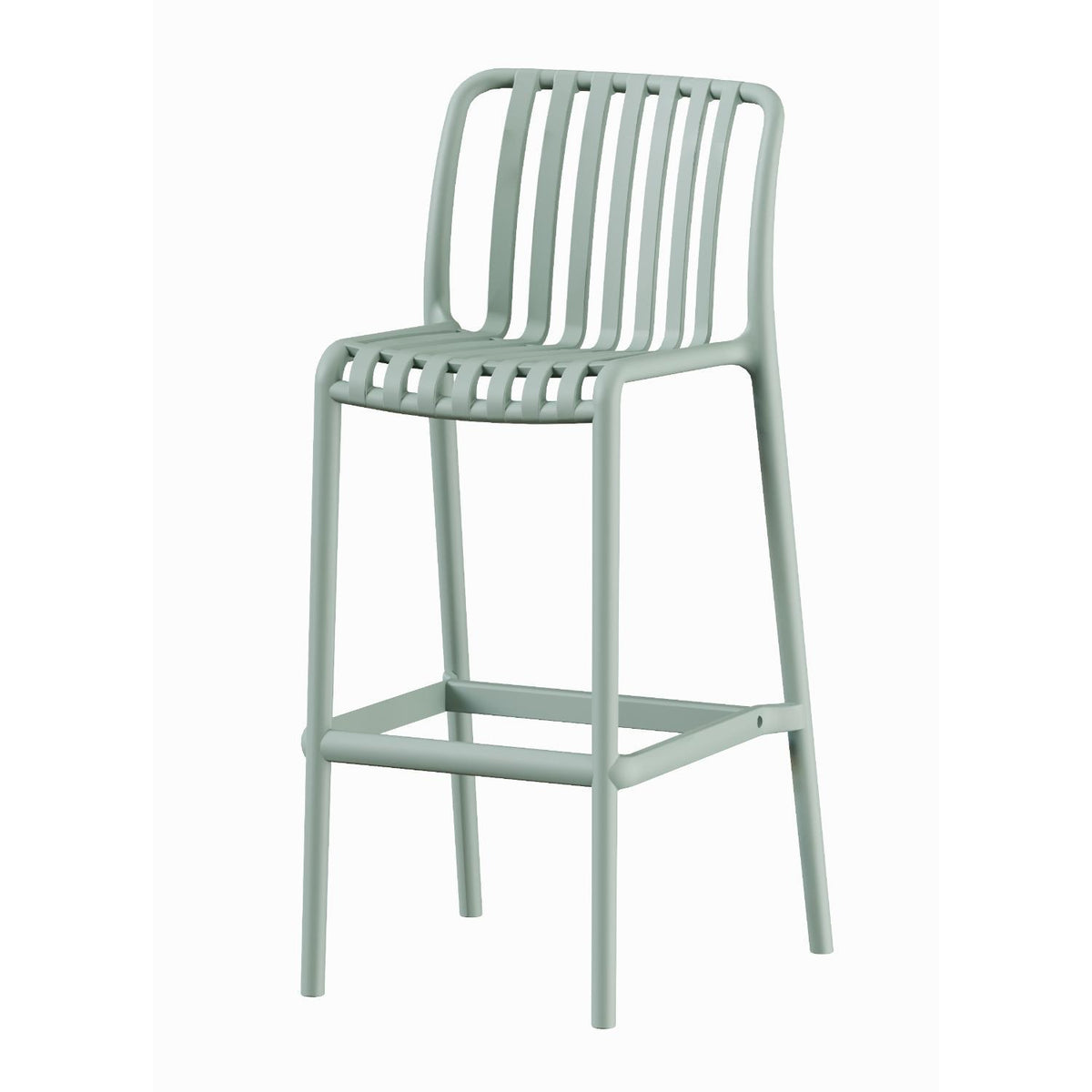 Piso Taburete Silla alta bar cocina Magnus 65cm Verde