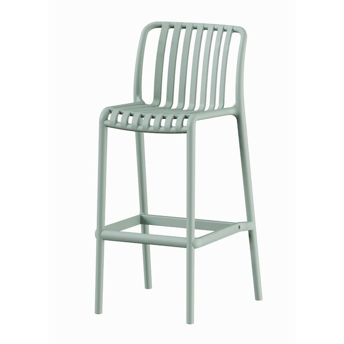 Piso Taburete Silla alta bar cocina Magnus 65cm Verde