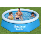 Piscina Bestway Redonda Fácil Armado 2.44MX61Cm Azul