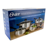 Batería De Cocina Acero Inoxidable Rametto 8 Piezas Oster