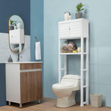 Estante Organizador Para Baño Blanco 61x25x171Cms Rimax