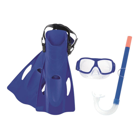 Set Kit Mascara, Snorkel Y Aletas Niños 7+ Años Bestway