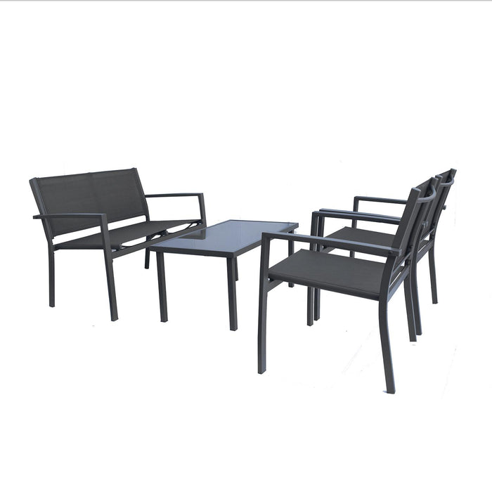 Juego Set Living Terraza Sicilia 4 personas Northwest