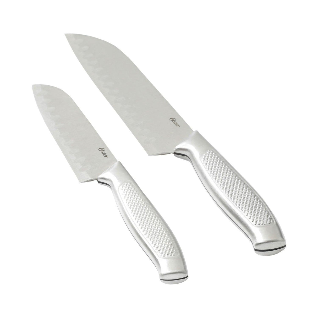 Set Cuchillos Santoku Acero Inoxidable Edgefield 2 Pcs Oster