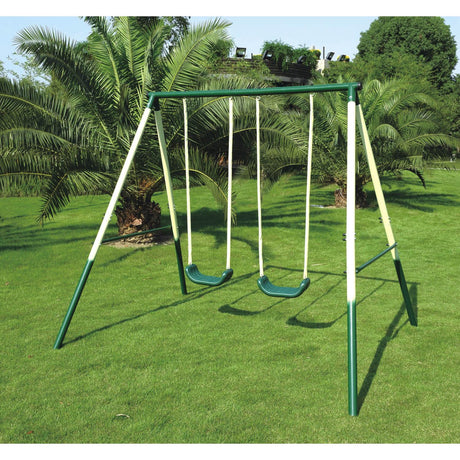 Columpio Acero Doble 210X173X183 Cms Gamepower