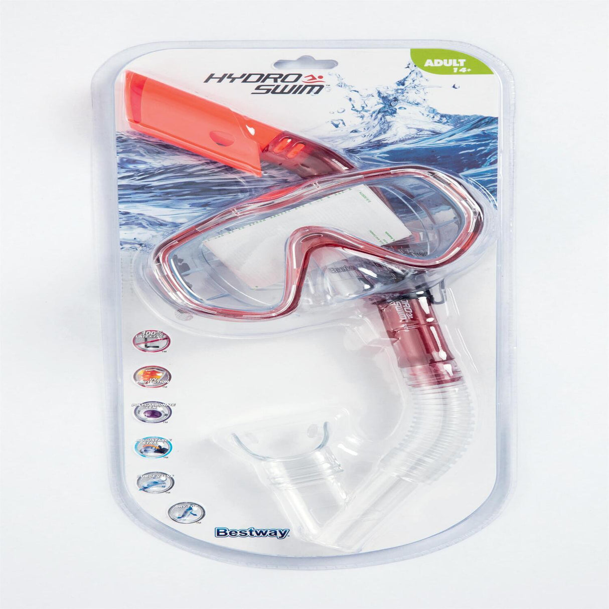 Set Máscara Y Snorkel Buceo Bluedevil Niños 14+ Años Bestway