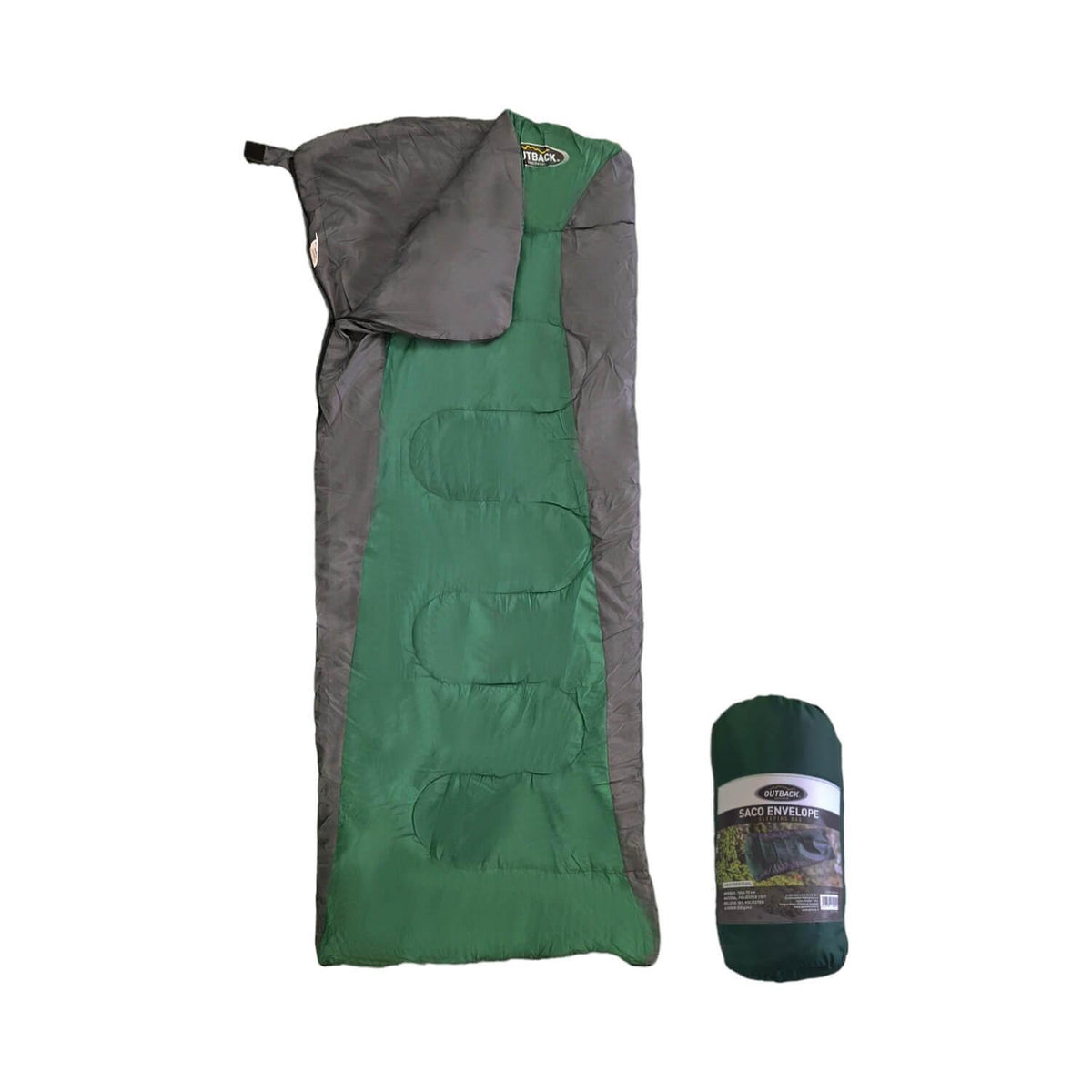 Saco De Dormir Estilo Envelope Oscuro Outback