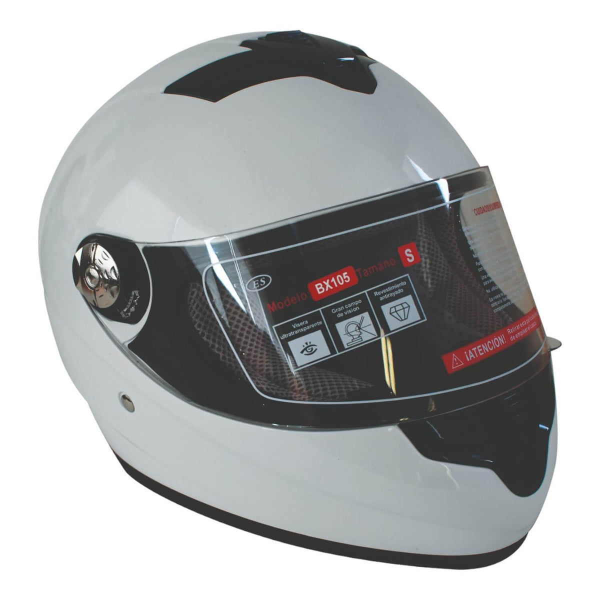 Casco Integral Bx105 Talla M Blanco Certificación ECE Bex