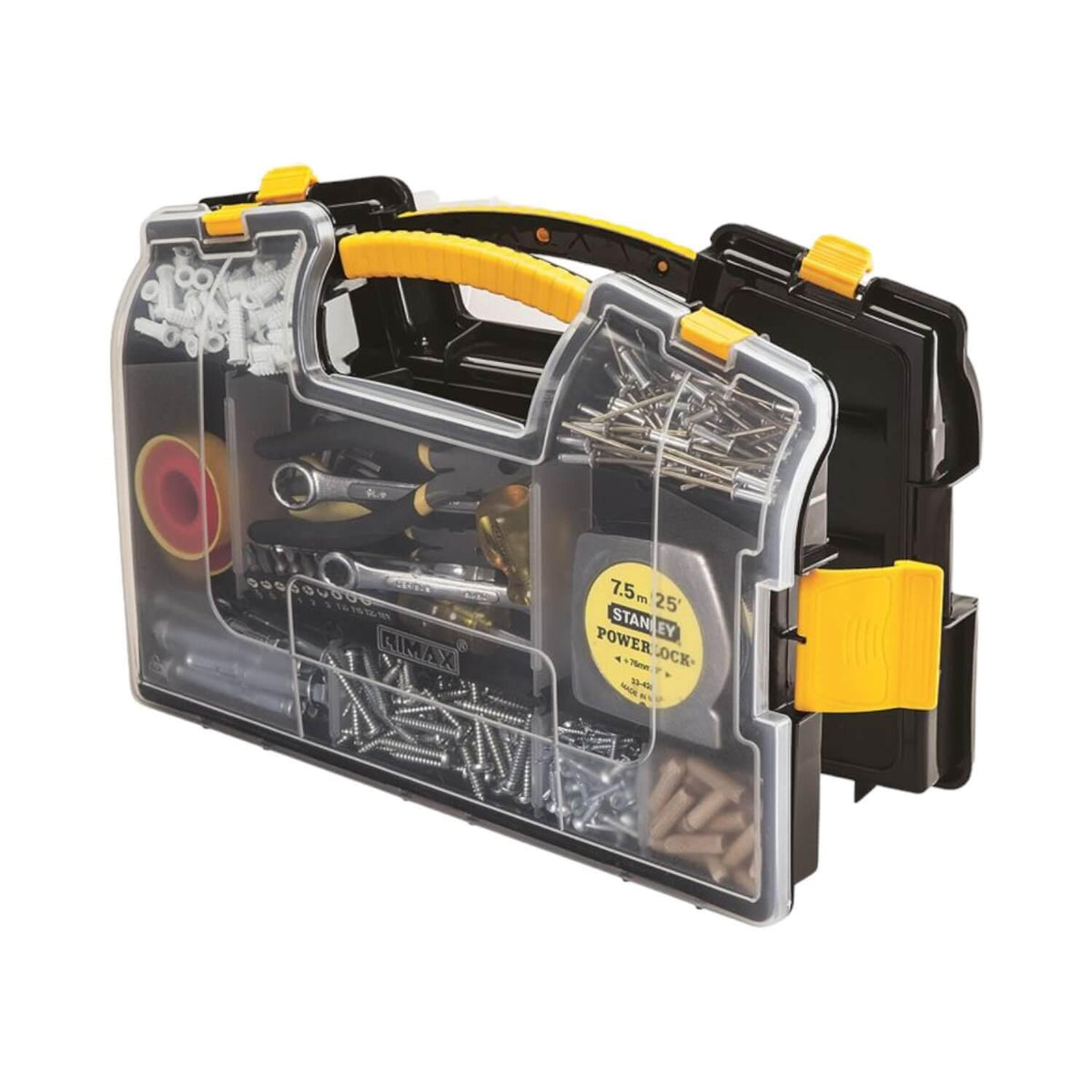 Caja Organizadora de Herramientas Doble 37.4x25x8.5 cm Rimax