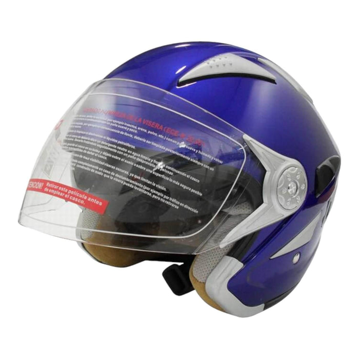 Casco Abierto 3/4 Bx529 Talla M Azul Certificado ECE Bex