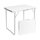 Mesa Con Patas Plegables 80x60x70cm Blanca Northwest