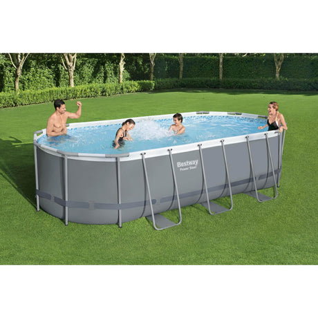 Piscina Bestway Ovalada Filtro + Accesorios 5.49X2.74X1.22M