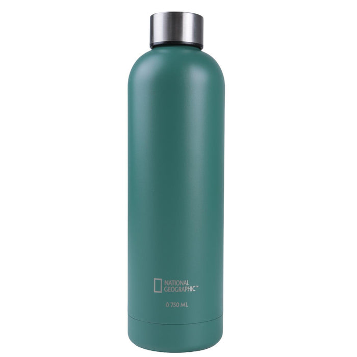 Botella Metálica Térmica Boca Angosta 750ml Verde