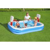 Piscina Inflable Bestway Basketball Con Pelota 251x168x102cm