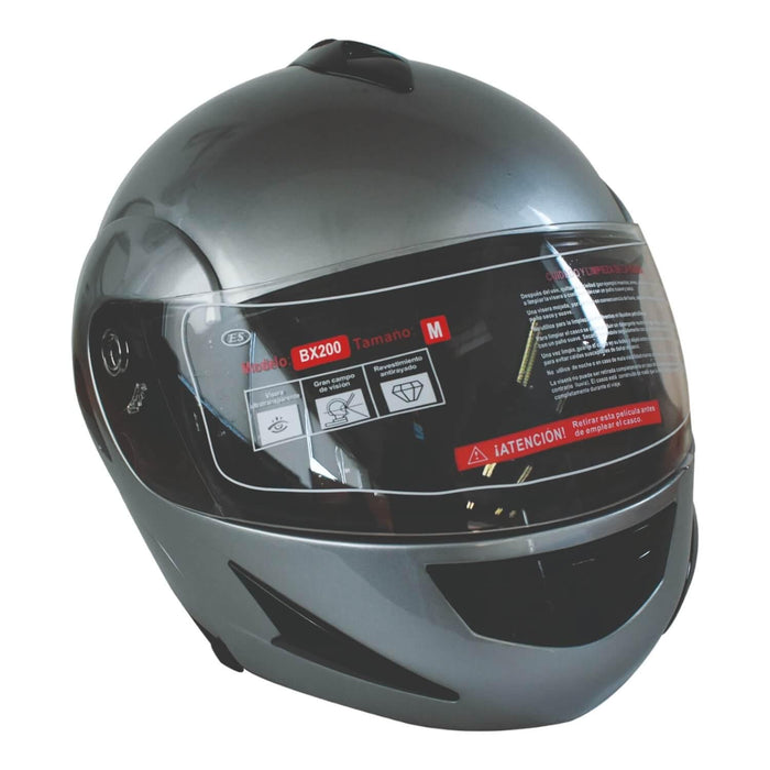 Casco Integral Bx200 Talla L Gris Certificado Bex