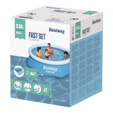 Piscina Bestway Redonda Fácil Armado 2.44MX61Cm Azul