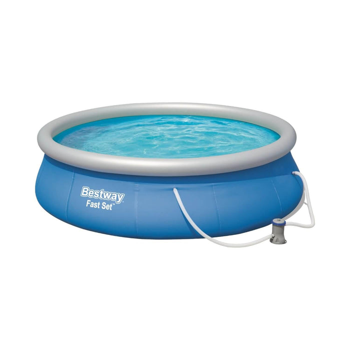 Piscina Bestway Redonda Fácil Armado con filtro 3.96MX84Cm