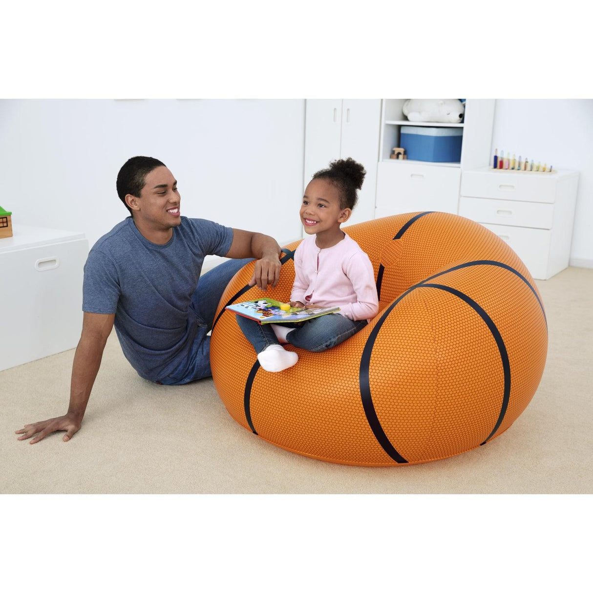 Sillón Inflable Basketball 1.14m x 1.12m x 66cm