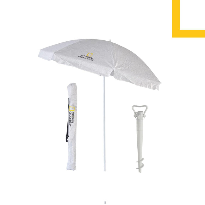 Quitasol Blanco 250 Cms National Geographic