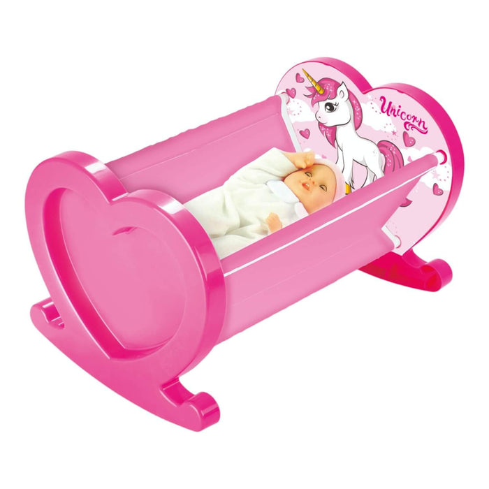 Cuna Unicornio Para Muñecas 57X38X35 Cms Dolu