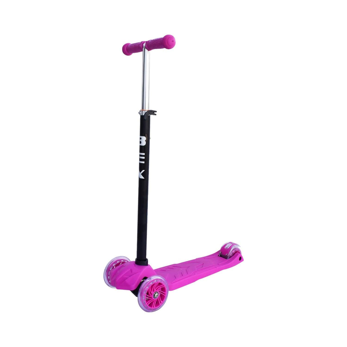 Scooter Monopatin Niño 3 Ruedas Ajustable 63-86 Cms Rosa Bex