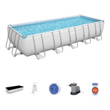 Piscina Bestway Rectangular Filtro+Accesorio 6.40X2.74X1.32M