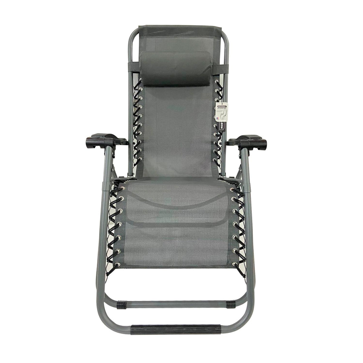 Silla Reposera Plegable Gravedad Cero Atlanta Gris Northwest