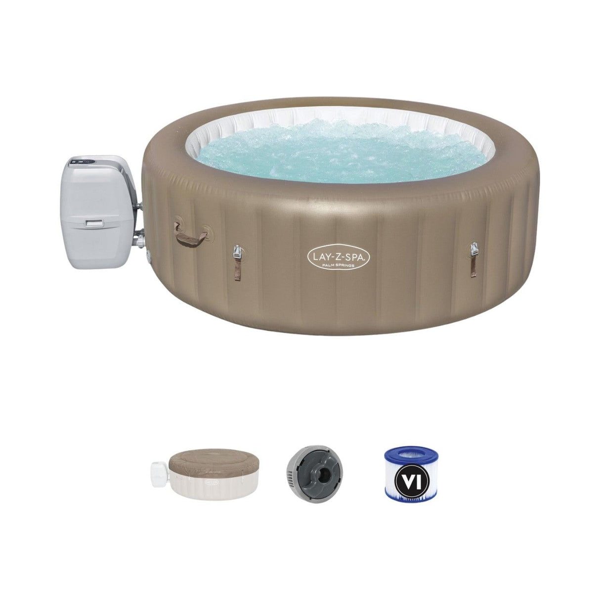 Hot Tub Spa Jacuzzi Inflable Palm Spring 6 Personas Bestway