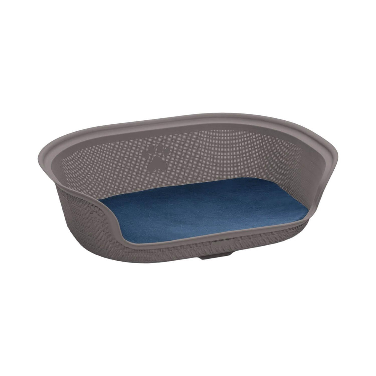Cama Mascota Plástico Resistente con Cojín 77x54x23cm Rimax