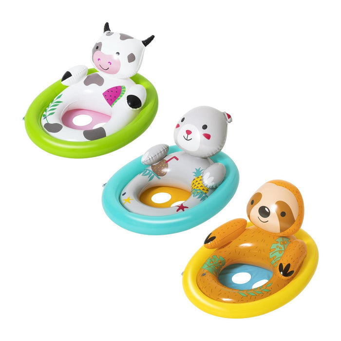 Bote Inflable Para Bebé Animales 1-3 Años Bestway