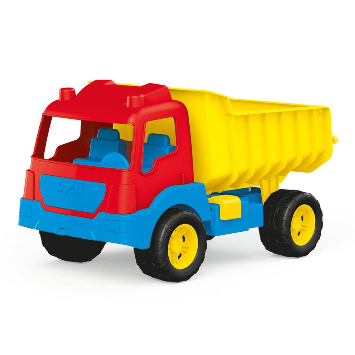 Camión Tolva Juguete rojo amarillo 38cm Dolu