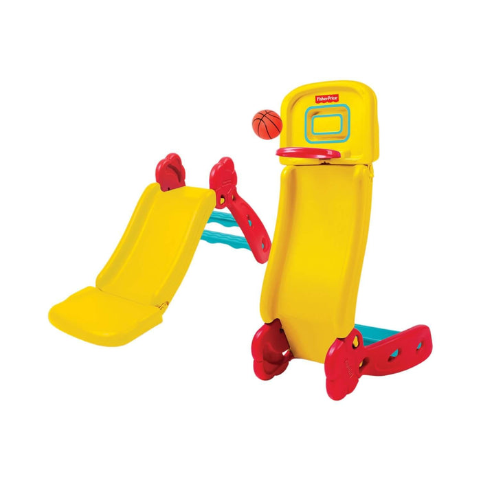 Set Resbalín y Aro de Basquetbol 32x65x98 Cms Fisher Price