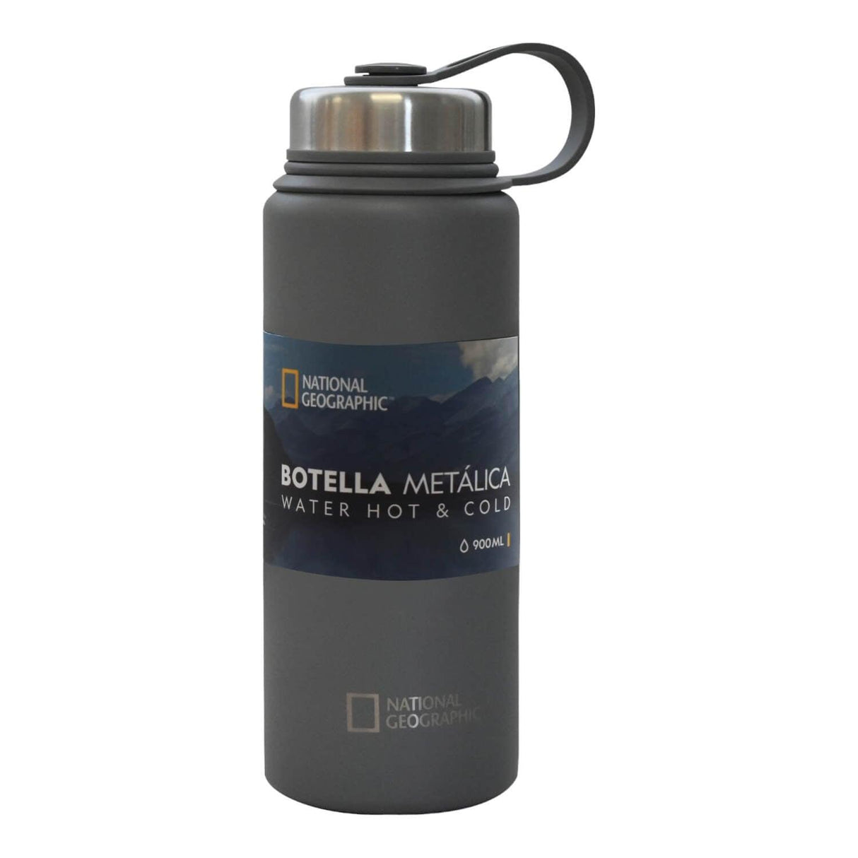 Botella Agua Termica Acero Inox. 900ML National Geographic