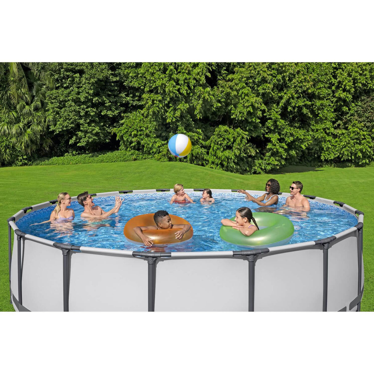 Piscina Bestway Redonda Steel ProMax Filtro+Acces 5,49X1.22M