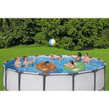 Piscina Bestway Redonda Steel ProMax Filtro+Acces 5,49X1.22M