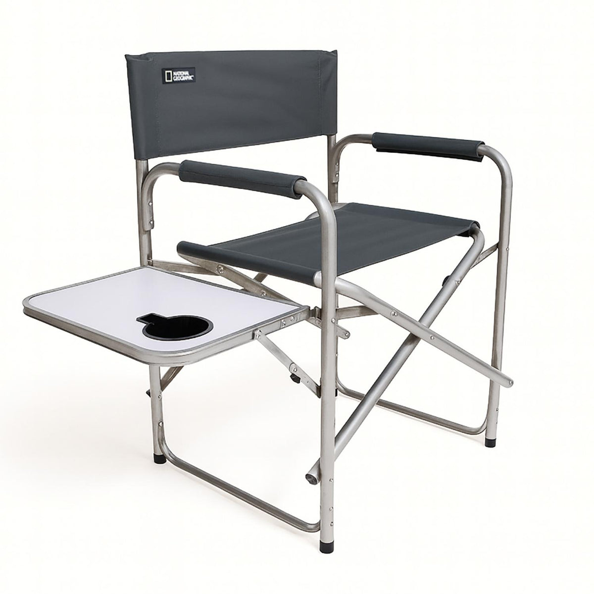 Silla Mesa Plegable Camping Director Adventure Gris Nat Geo