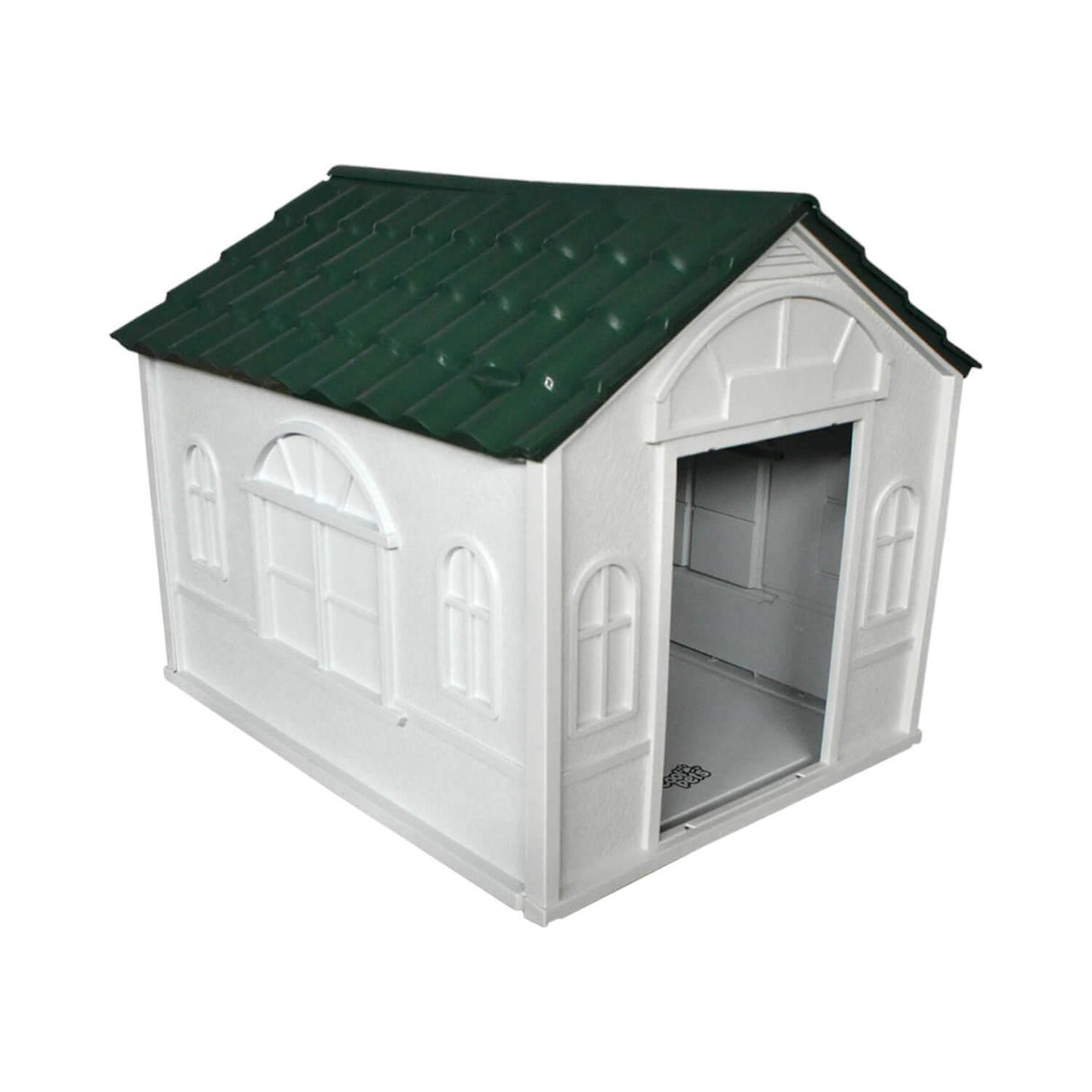 Casa Para Perro Grande Techo Verde 98x84x82cm Cool Pets