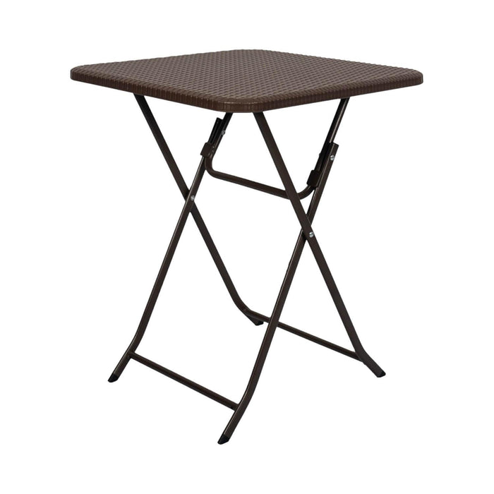 Mesa Plegable Cuadrada 60x74 Cms Rattan Northwest